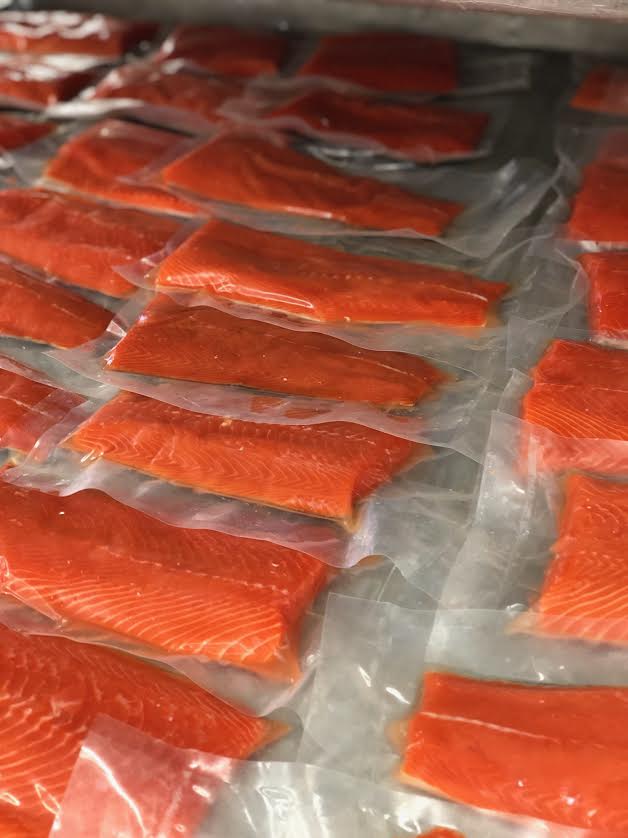 Fresh Wild Caught Salmon from the icy cold water in the North Atlantic approximately 1 lb each