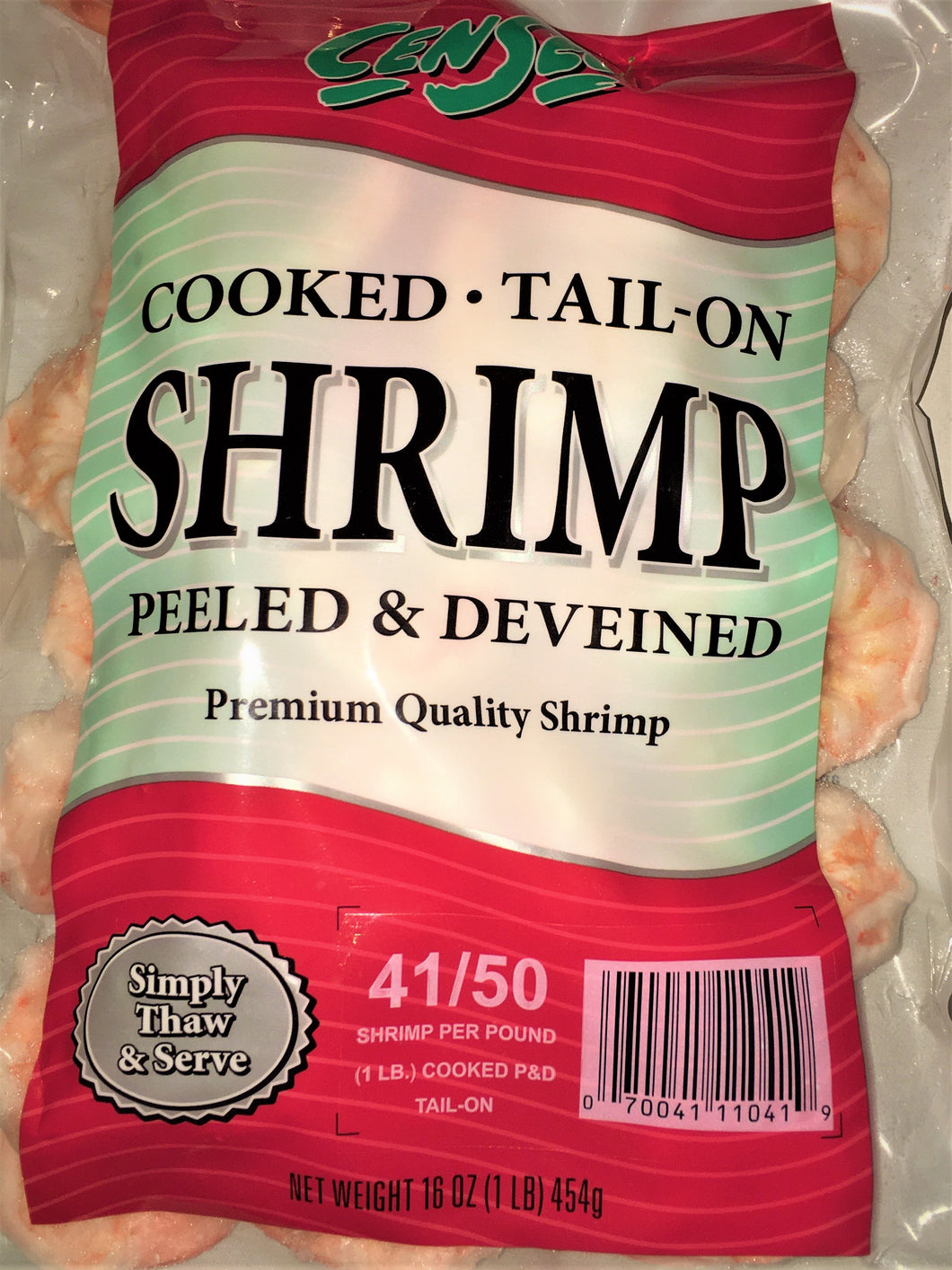 Cooked Shrimp 41/50 ct 1 lb Bag $5.99